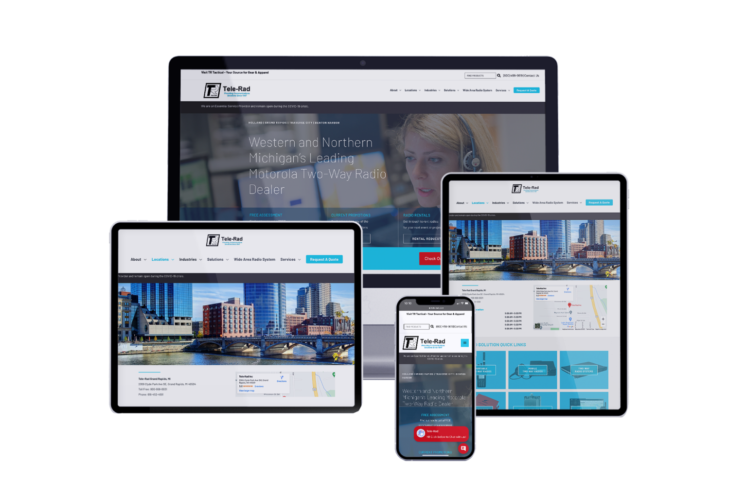5 Things Motorola TwoWay Radio Dealer site Layouts Should Have M4D
